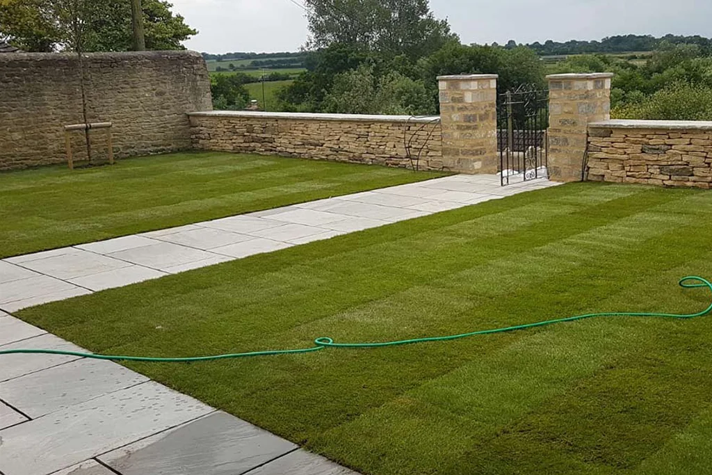 After image of a full garden renovation with clean lines.