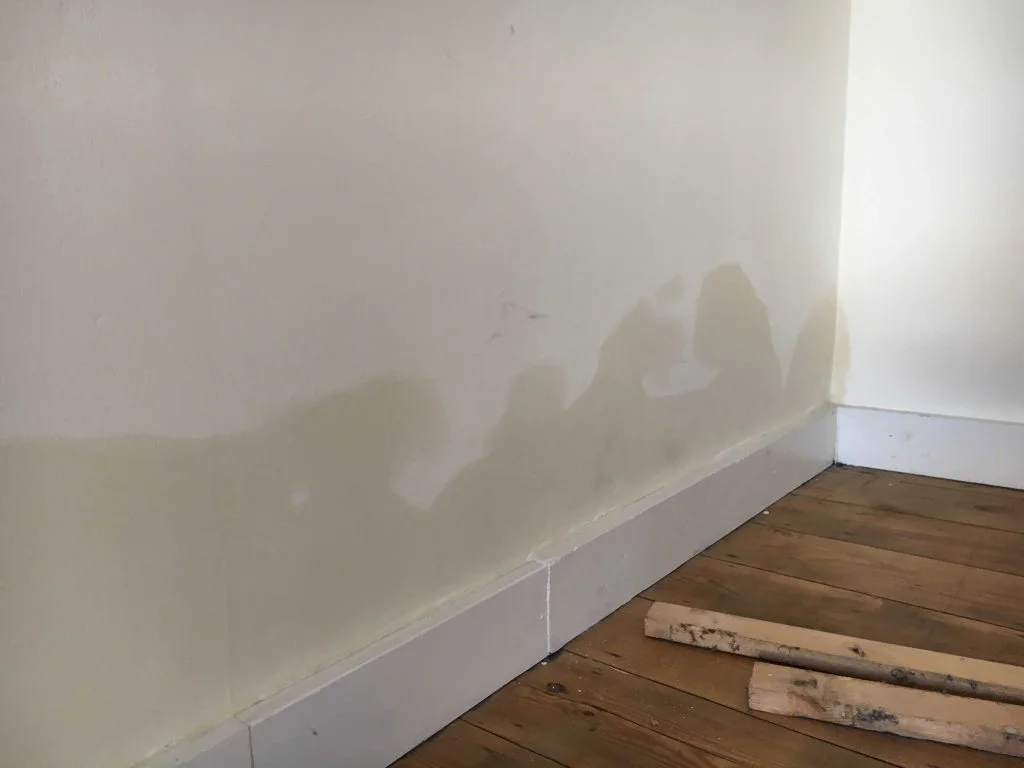 Example of rising damp